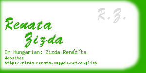 renata zizda business card